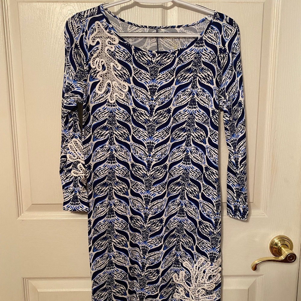 Lilly Pulitzer Lace Appliqué Dress